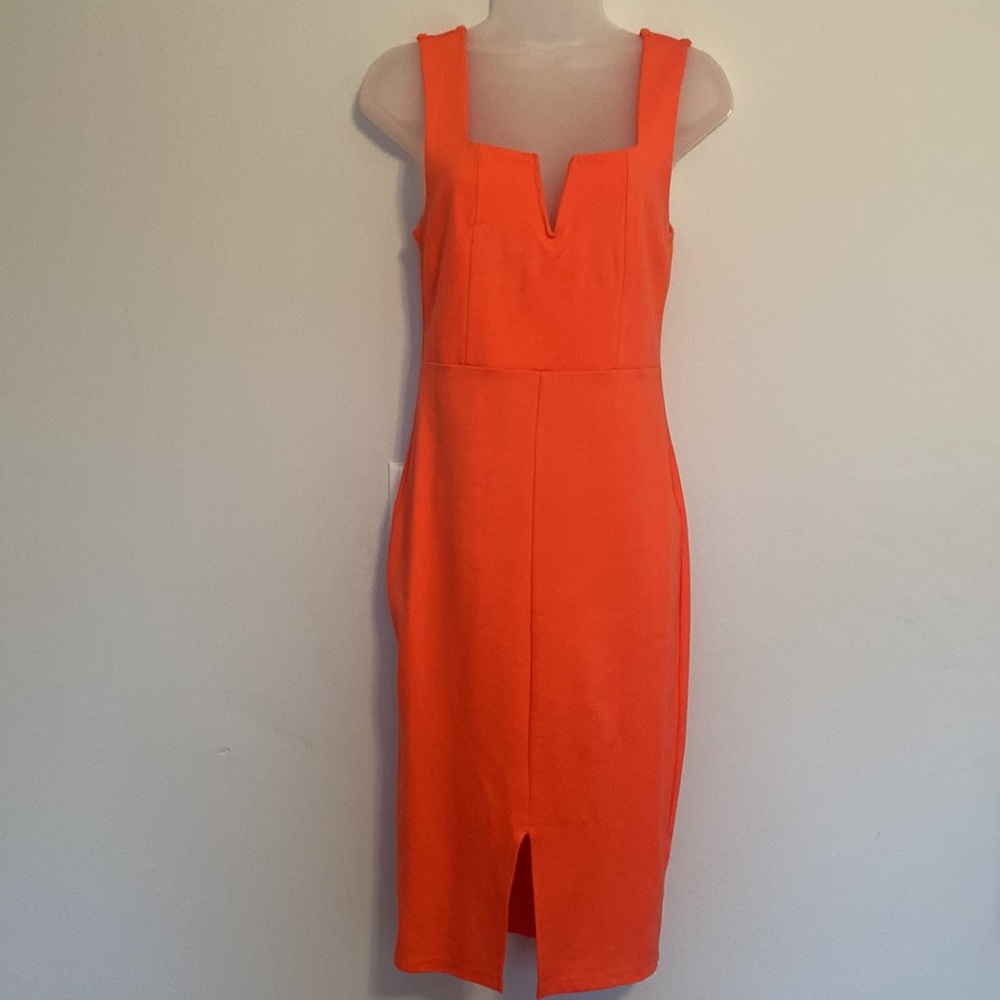 Light Orange size small fitted Dress